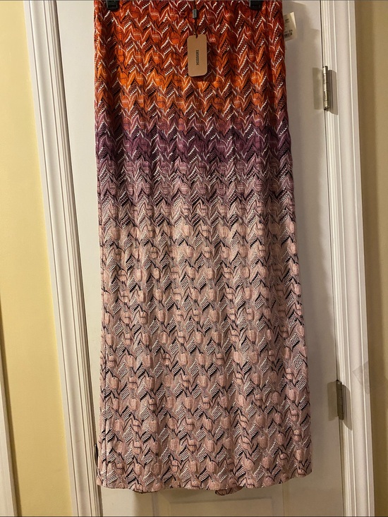 Missoni Dresses & Skirts - Missoni Ombre Chevron Maxi Skirt in Orange, Purple, Pink
